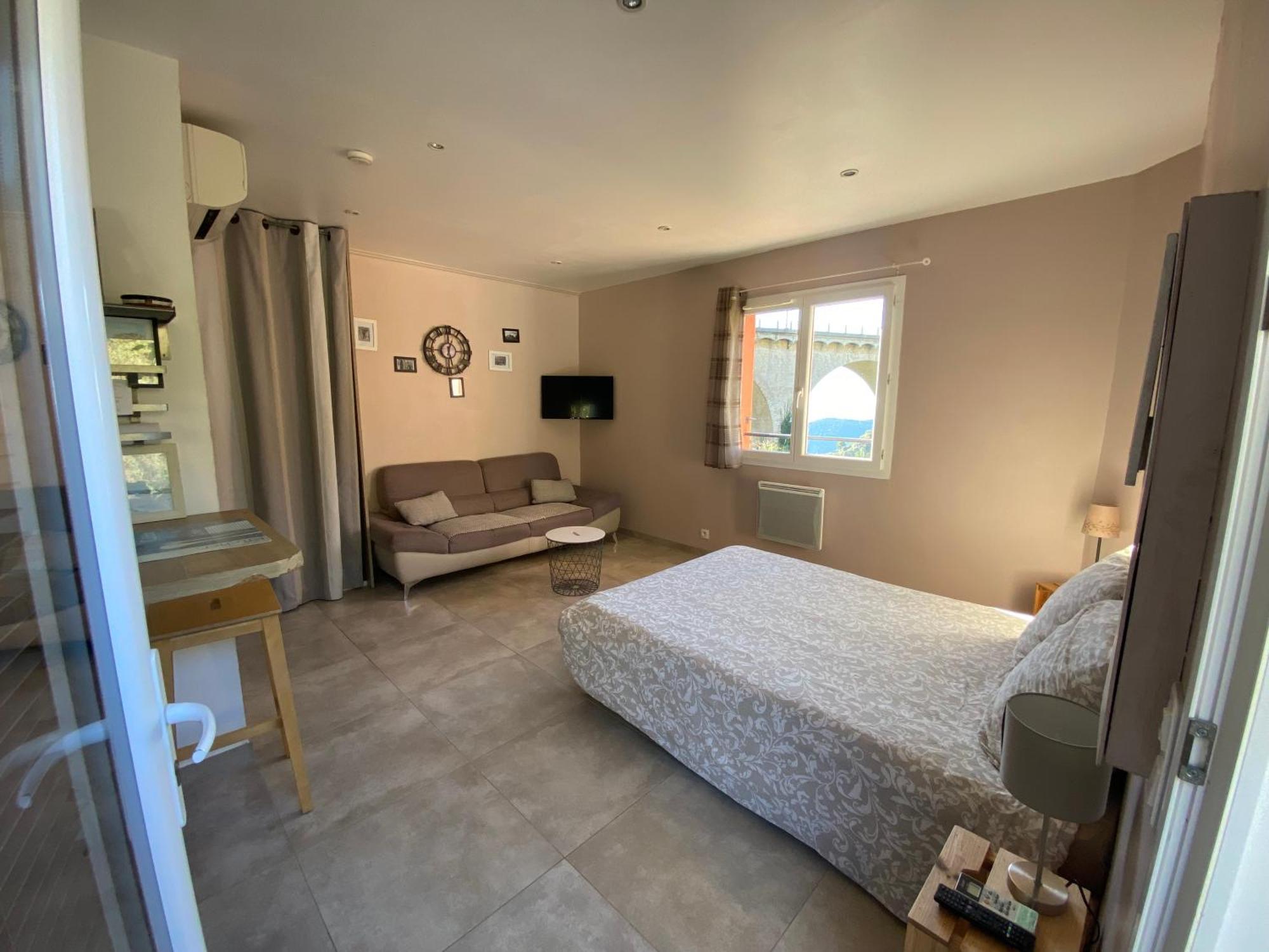 Studio Pied Village Eze - Dans Villa Recente - Parking Gratuit Exterior foto